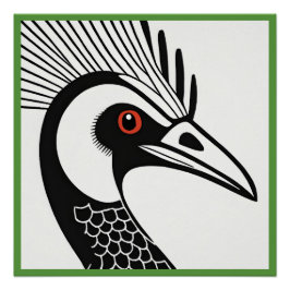 Pôster Poster de Cassowary Glossy