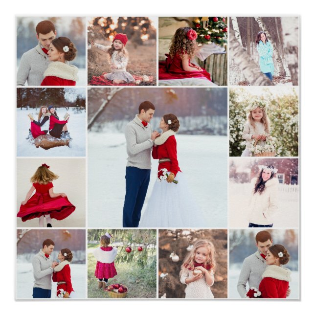 Pôster Poster de Colagem de Fotografias Múltiplas de Tend (Frente)