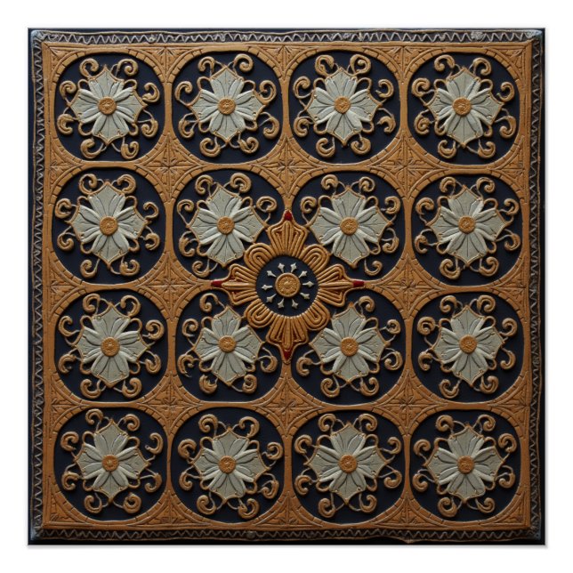 Pôster poster de estilo medieval (Frente)