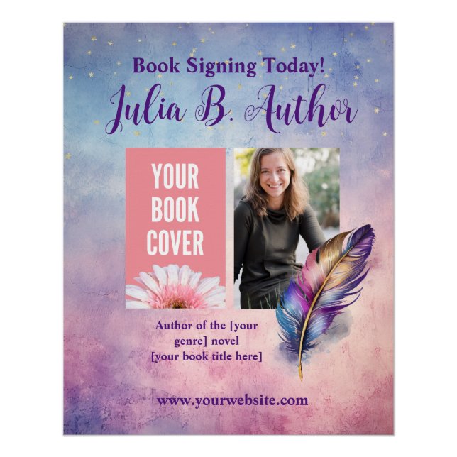 Pôster Poster de Evento de Assinatura do Livro Quilo Roxo (Frente)