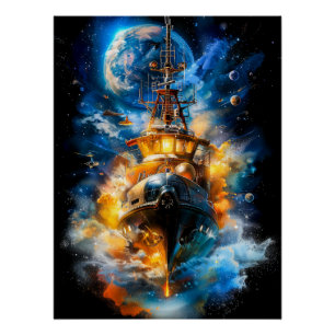 Pôster Poster de ficção científica