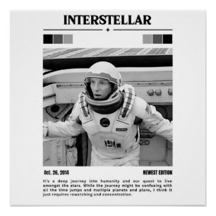 Pôster Poster de filmes interestelares