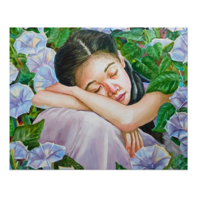 Pôster Poster de flor de lua adormecida (Frente)