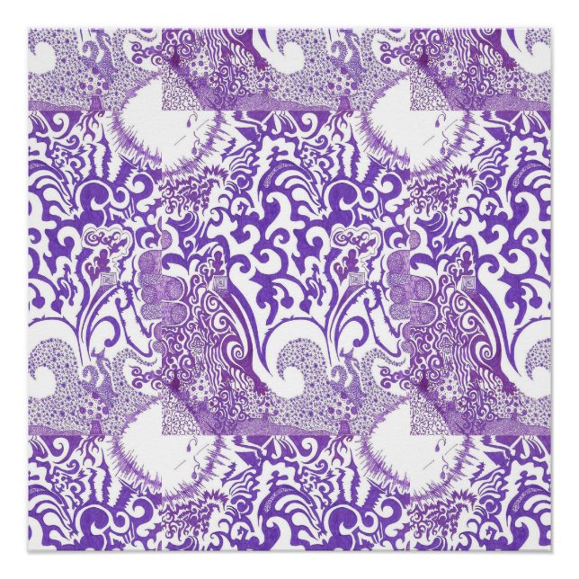 Pôster Poster de Funk Roxo (Frente)