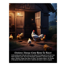 Pôster Poster de galinha