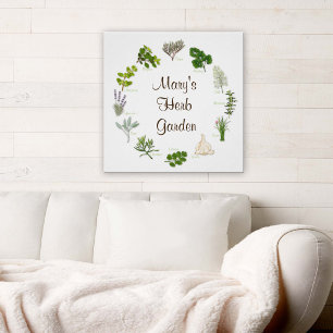 Pôster Poster de Jardim Herb Personalizado