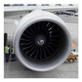 Pôster Poster de mecanismo de jato 20"x20"