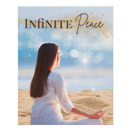 Pôster Poster de Meditação de Paz Infinita