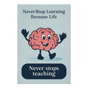 Pôster Poster de Motivação para Professores e Estudantes