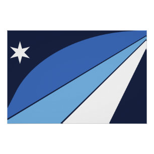 Pôster Poster de muro patriótico com bandeira de Colúmbia