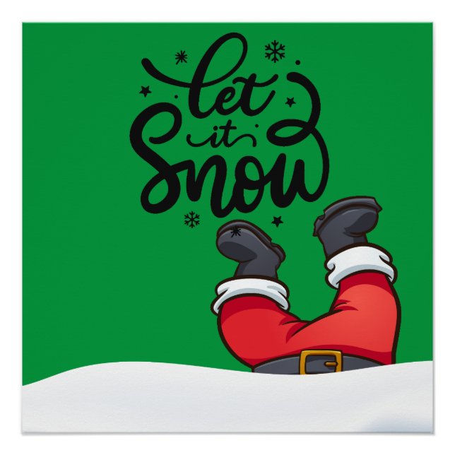 Pôster Poster de Natal Moderno (Frente)