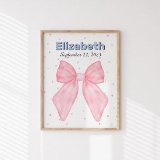 Pôster Poster de Nome Personalizado Personalizado do Arco