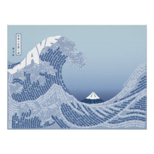 Pôster Poster de Ondas do Mundo