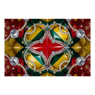 Pôster Poster de parede com Design de cores de Los Angele