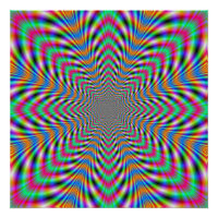 Poster de Perfeito de Star Psychedelic