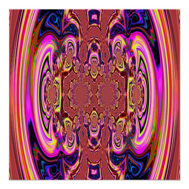 Pôster Poster de Perfeito Espetacular e Cosmico Laranja (Frente)