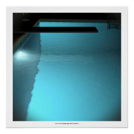 Pôster Poster DE PISCINA 3D DA SÉRIE DE P09d-3D