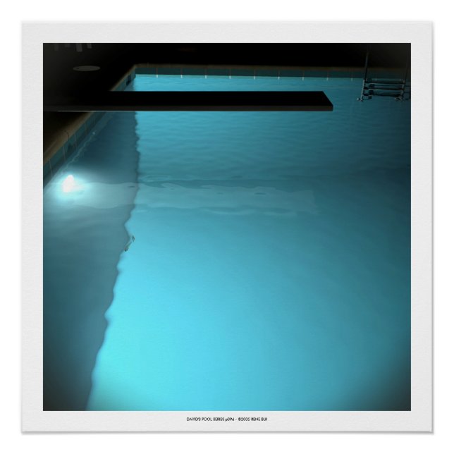 Pôster Poster DE PISCINA 3D DA SÉRIE DE  P09d-3D (Frente)