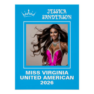 Pôster Poster de Porta Titleholder de Envio de Pageant