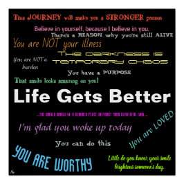 Pôster Poster de Positividade