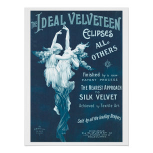 Pôster Poster de propaganda do Vintage Velvet