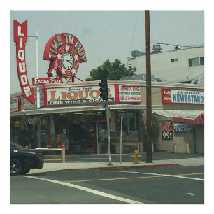 Pôster Poster de Retro Look de Los Angeles