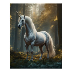 Pôster Poster de Simbolismo Unicórnio