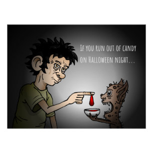 Pôster Poster de Trick ou Tratar Halloween