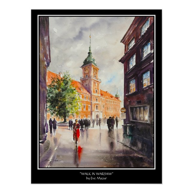 Pôster POSTER de Varsóvia Pintado EVE (Frente)