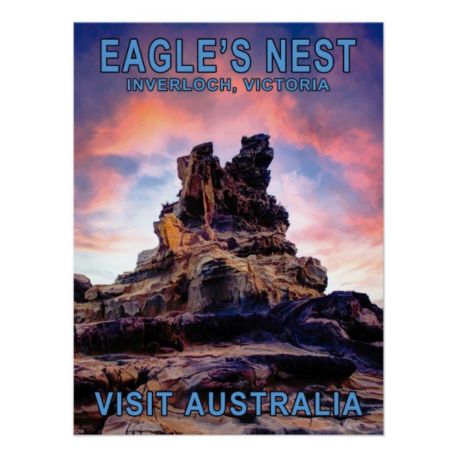 Pôster Poster de viagens da Austrália (Frente)