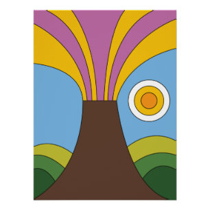 Pôster Poster de viagens estilo Hawaii Vintage dos anos 6