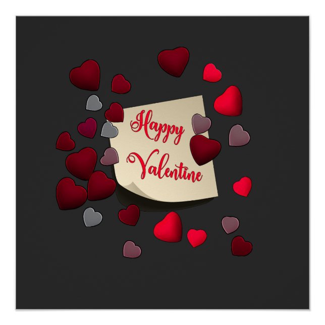 Pôster Poster dia de os namorados (Frente)