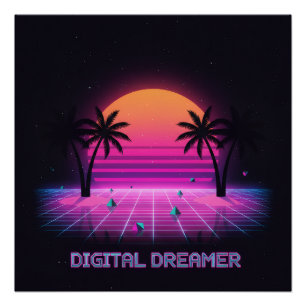 Pôster Poster Digital Dreamer de Alta Qualidade