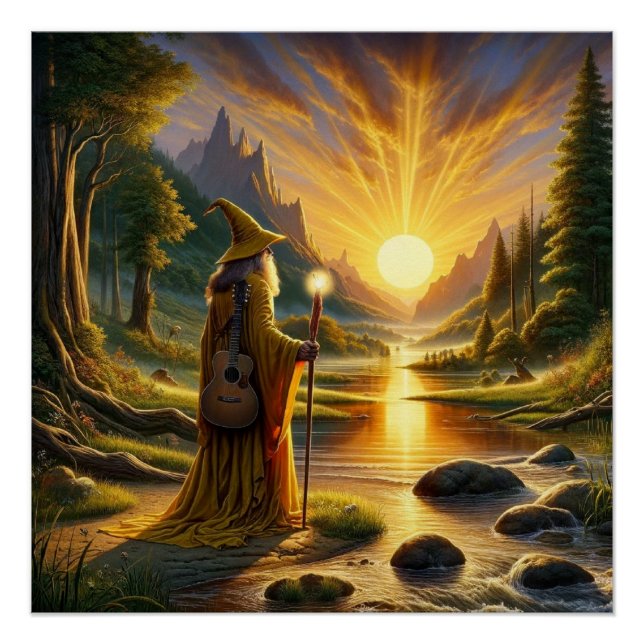 Pôster Poster do Assistente Ouro Dawn (Frente)