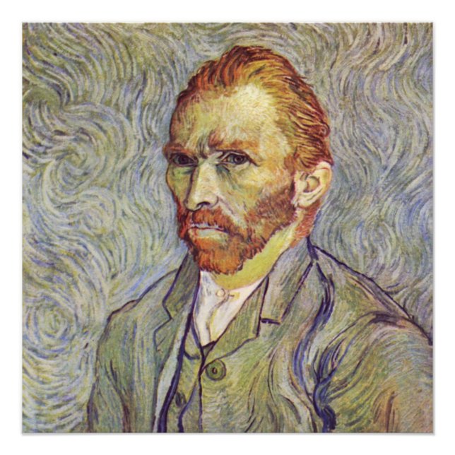 Pôster Poster do autorretrato Vincent Willem van Gogh (Frente)