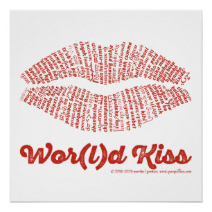 Pôster Poster do Beijo Mundial