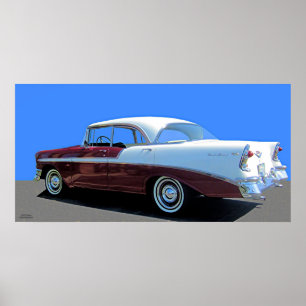 PÔSTER 'POSTER DO BEL AIR DE 56 CHEVY