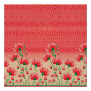 Pôster Poster do Dia da República   Arte de Muro Patrióti