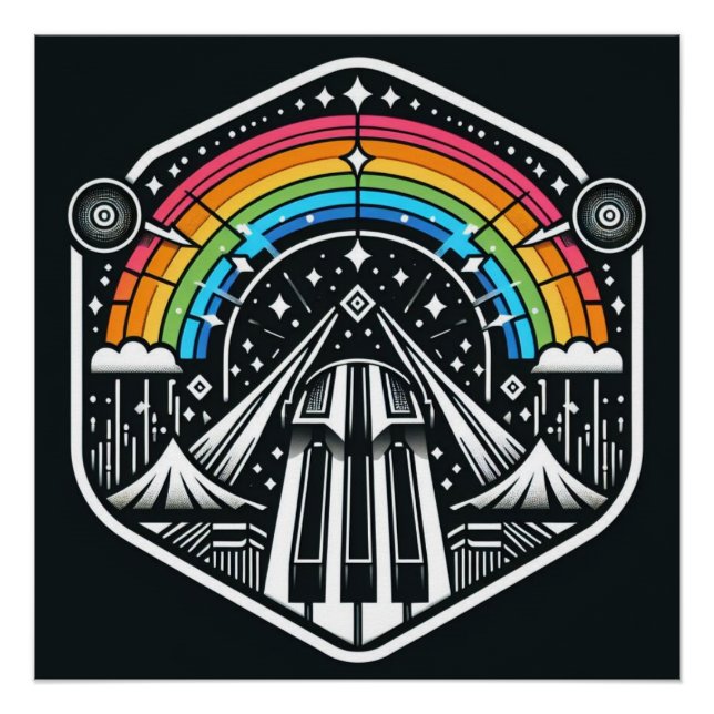 Pôster Poster do Festival de Música (Frente)