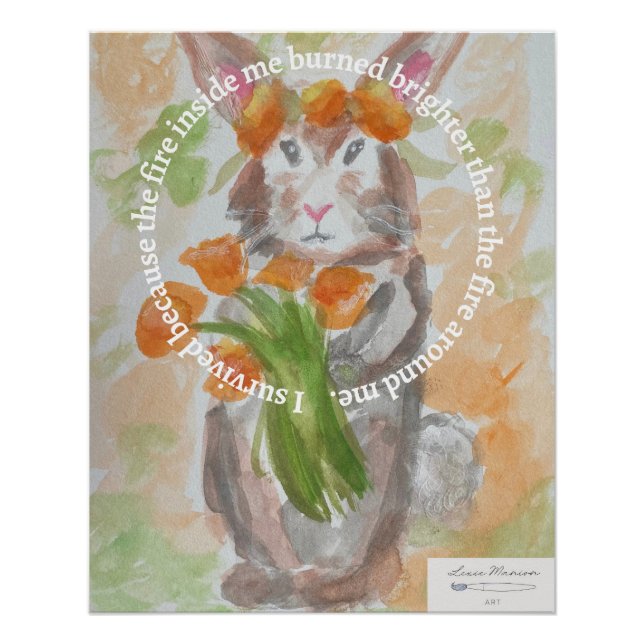 Pôster Poster do Fundraiser Alivio de incêndio selvagem d (Frente)