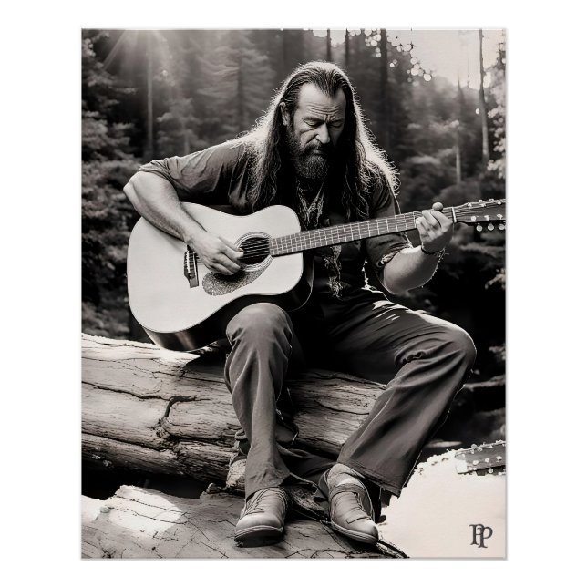 Pôster Poster do Guitar Man (Frente)