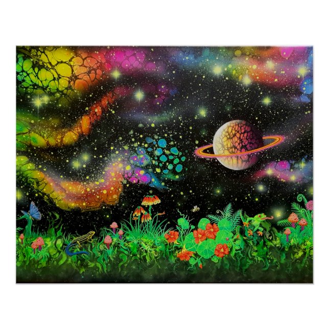 Pôster Poster do Jardim Noturno (Frente)