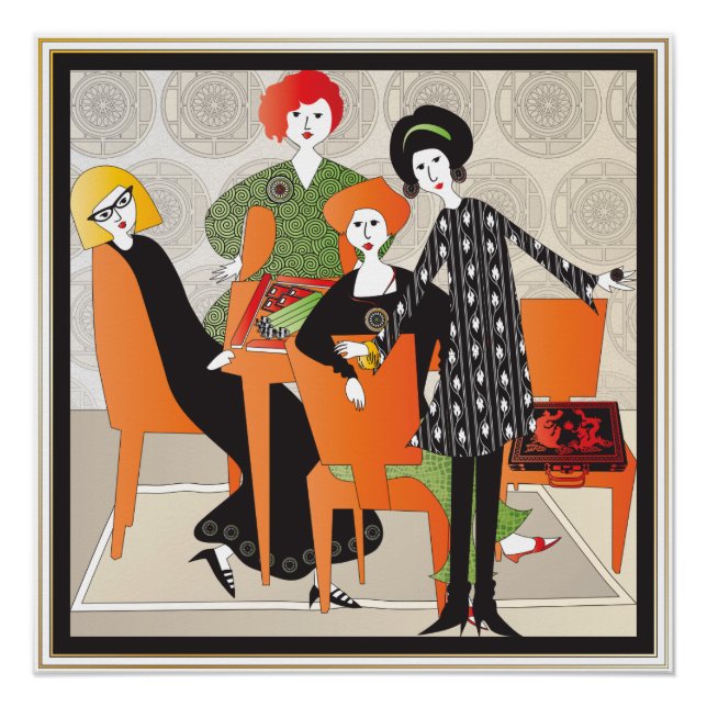 Pôster Poster do Jogo Mah Jongg (Frente)