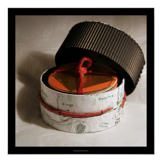 Pôster Poster do Livro do Artista do Encontro Simbólico (Frente)