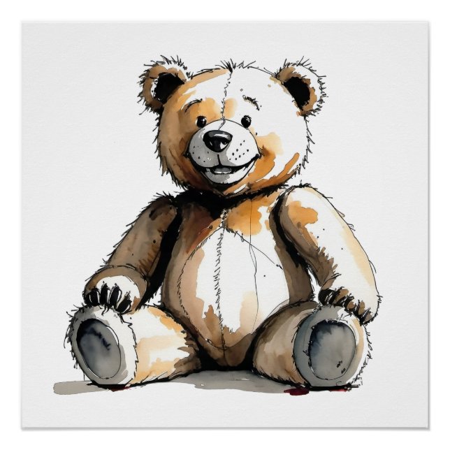 Pôster Poster do Urso de Teddy (Frente)