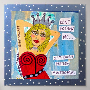 Poster POSTER-DON'T INCOMODAM-ME. Eu sou OCUPADO SER