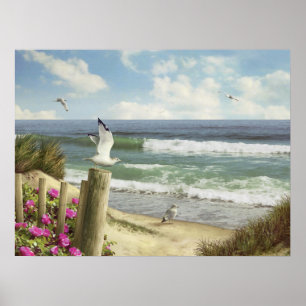 Pôster "Poster dos mares infinitos" de Alan Giana
