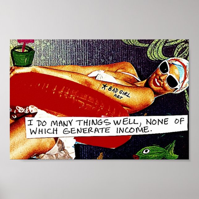 PÔSTER POSTER, EU FAÇO MUITAS COISAS BEM (Frente)