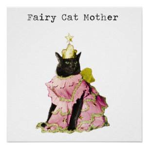 Pôster Poster feericamente dos amantes do gato da mãe do