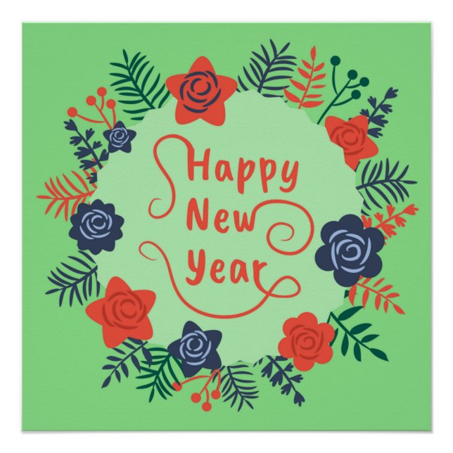 Pôster POSTER feliz ano novo (Frente)